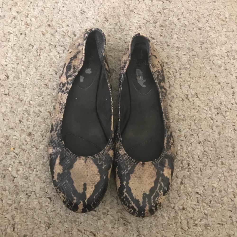 Snake Skin Flats